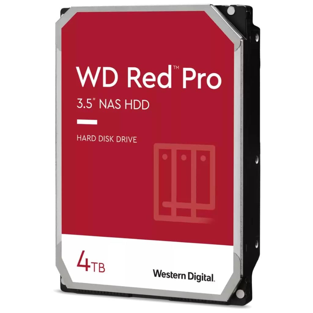 Disque HDD 3.5&quot; SATA Western Digital Red Pro NAS, 4To (WD4003FFBX)