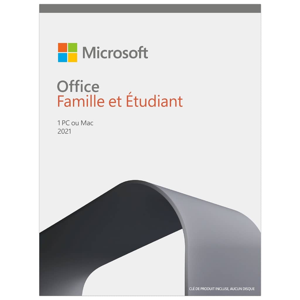 Microsoft Office 2021 Home/Etudiant, 1poste FR (79G-05400)
