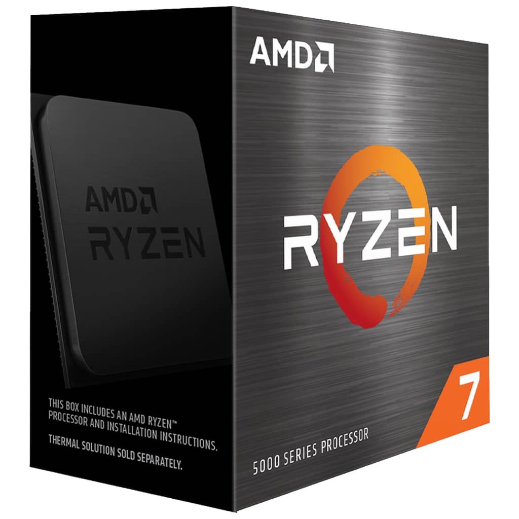 Processeur AMD AM4 Ryzen 7-5700X, 4.60GHz Turbo (100-100000926WOF)