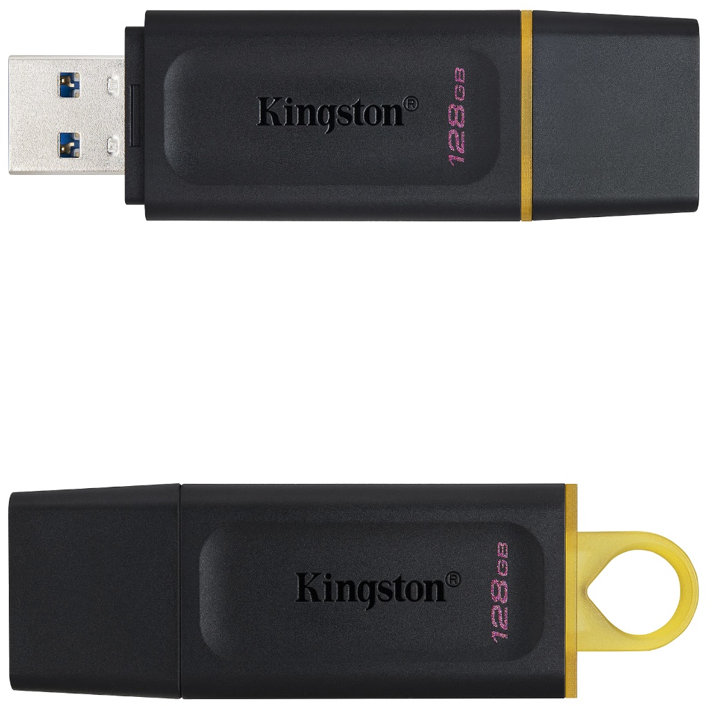 Clé USB 3.1 Kingston DataTraveler Exodia, 128Go Jaune (DTX/128GB)