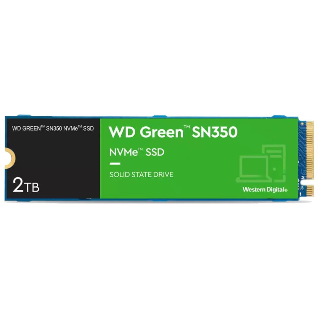 Disque SSD M.2 PCIe3 Western Digital SN350, 2To (WDS200T30C)