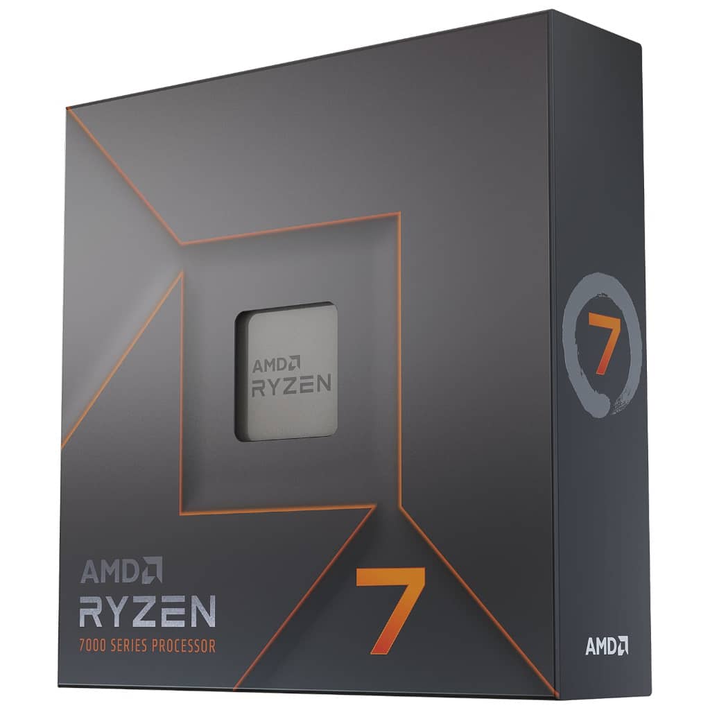 Processeur AMD AM4 Ryzen 7-7700X, 5.40GHz Turbo (100-100000591WOF)