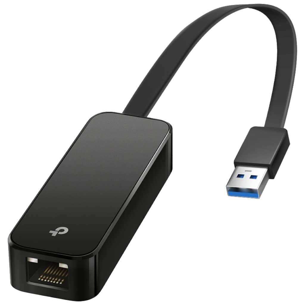 Cable Adaptateur MF USB 3.0 vers 1x RJ45,  0.05m Noir (TP-Link UE306 v1)