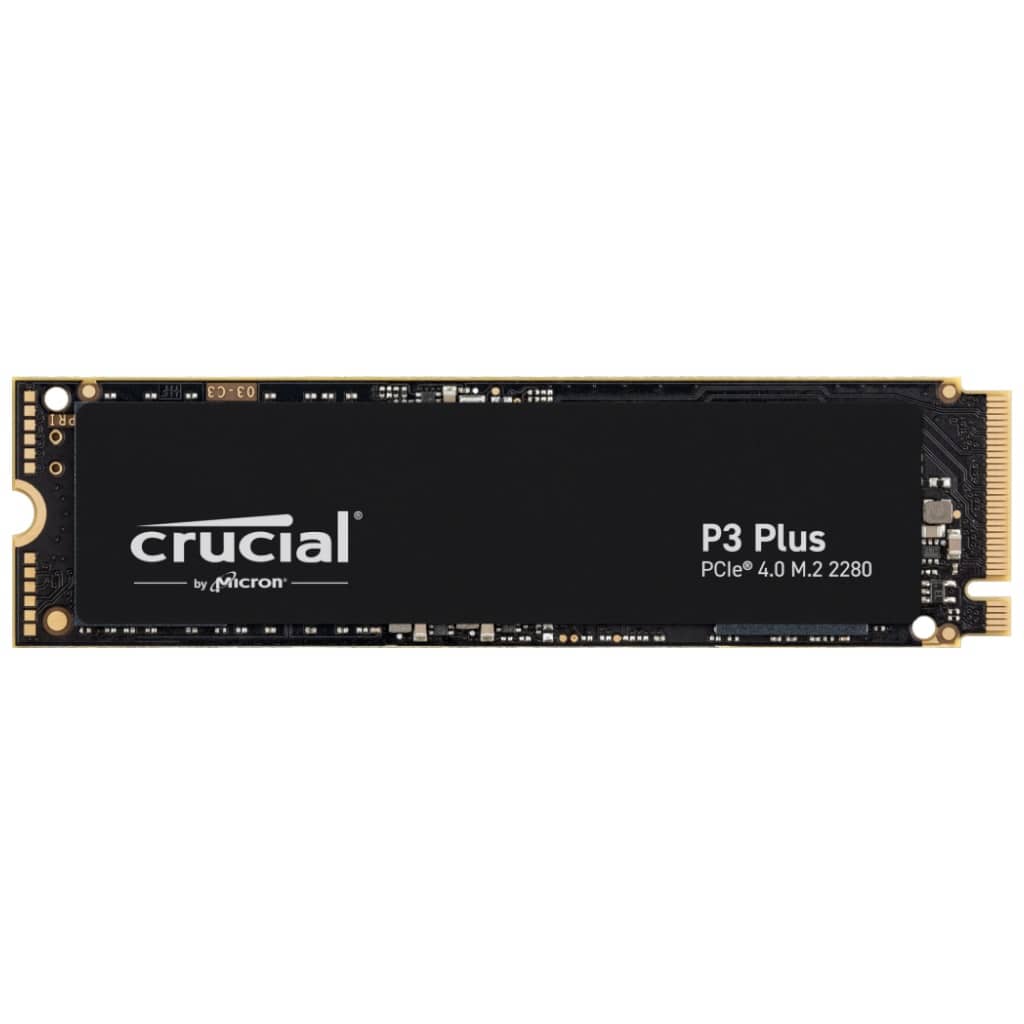 Disque SSD M.2 PCIe4 Crucial P3 Plus, 500Go (CT500P3PSSD8)