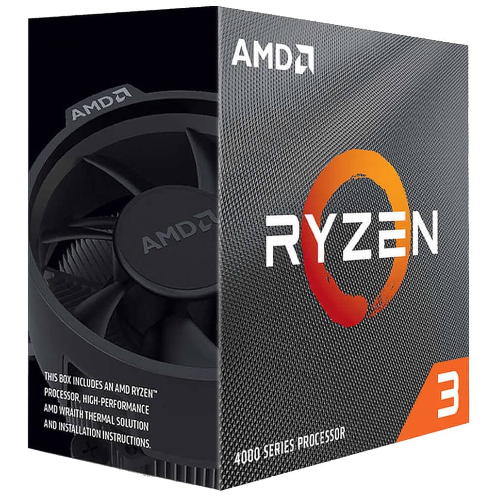 Processeur AMD AM4 RYZEN 3 4100 4.0Ghz Turbo (100-100000510BOX)