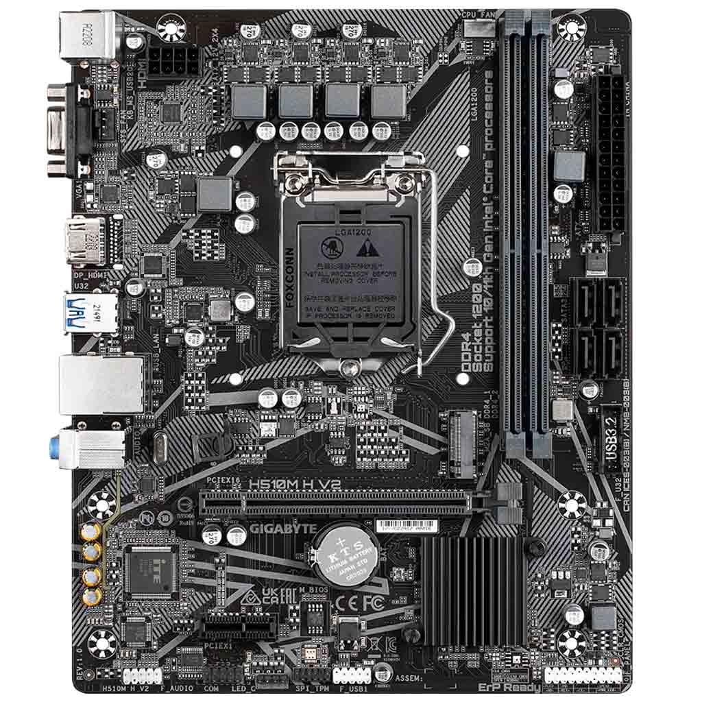 Carte mère Micro ATX Intel 1200 Gigabyte H510M H V2  (H510M H V2)