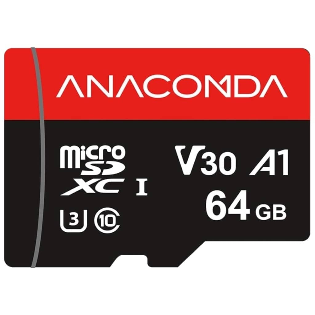 Carte mémoire Micro SD/SD Anacomda Explorer UHS-I, 64Go _ EXPLORER SD 64G