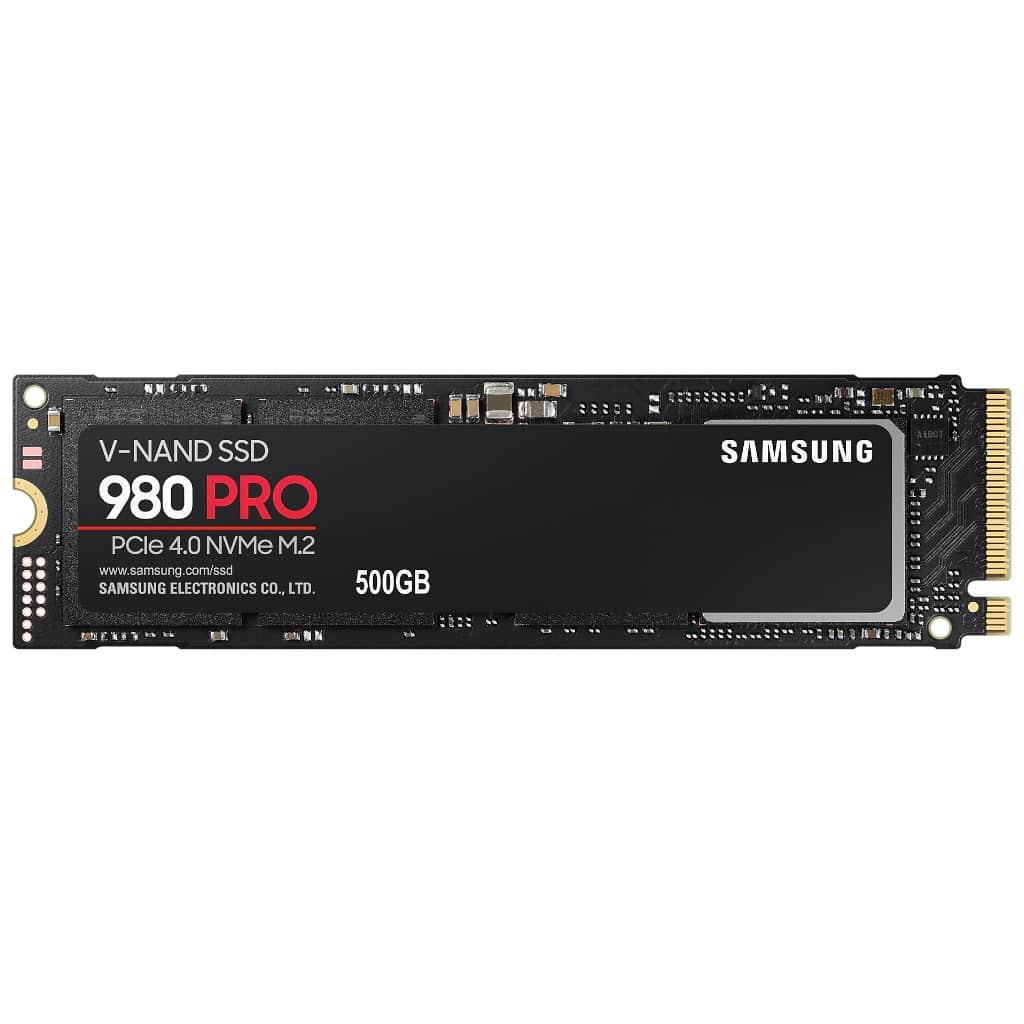 Disque SSD M.2 PCIe4 Samsung 980 PRO, 500Go _ MZ-V8P500BW