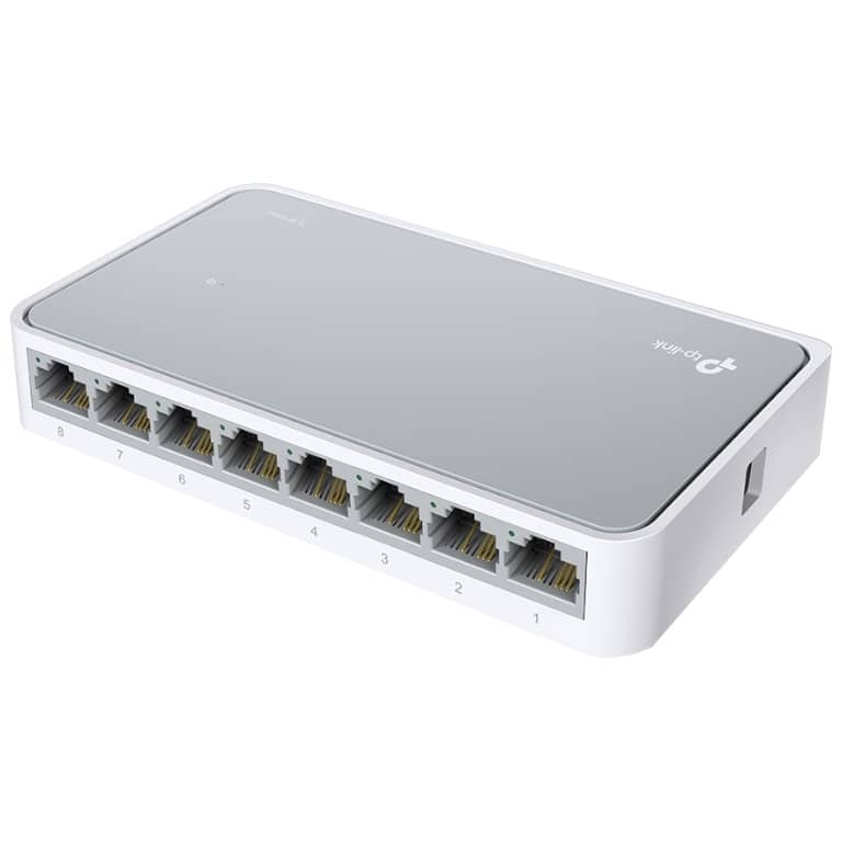 Switch Ethernet  100Mbps TP-Link,  8x Ports (TL-SF1008D)