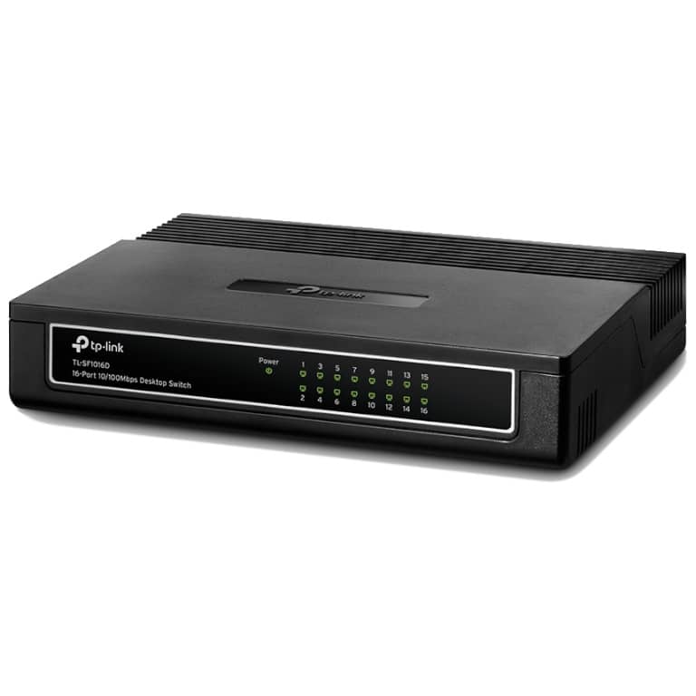 Switch Ethernet  100Mbps TP-Link, 16x Ports (TL-SF1016D)