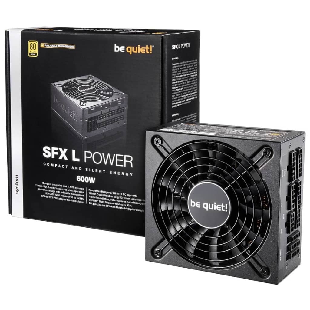 Alimentation SFX Be Quiet L Power, 600W Modulaire 80PLUS Gold _ BN239