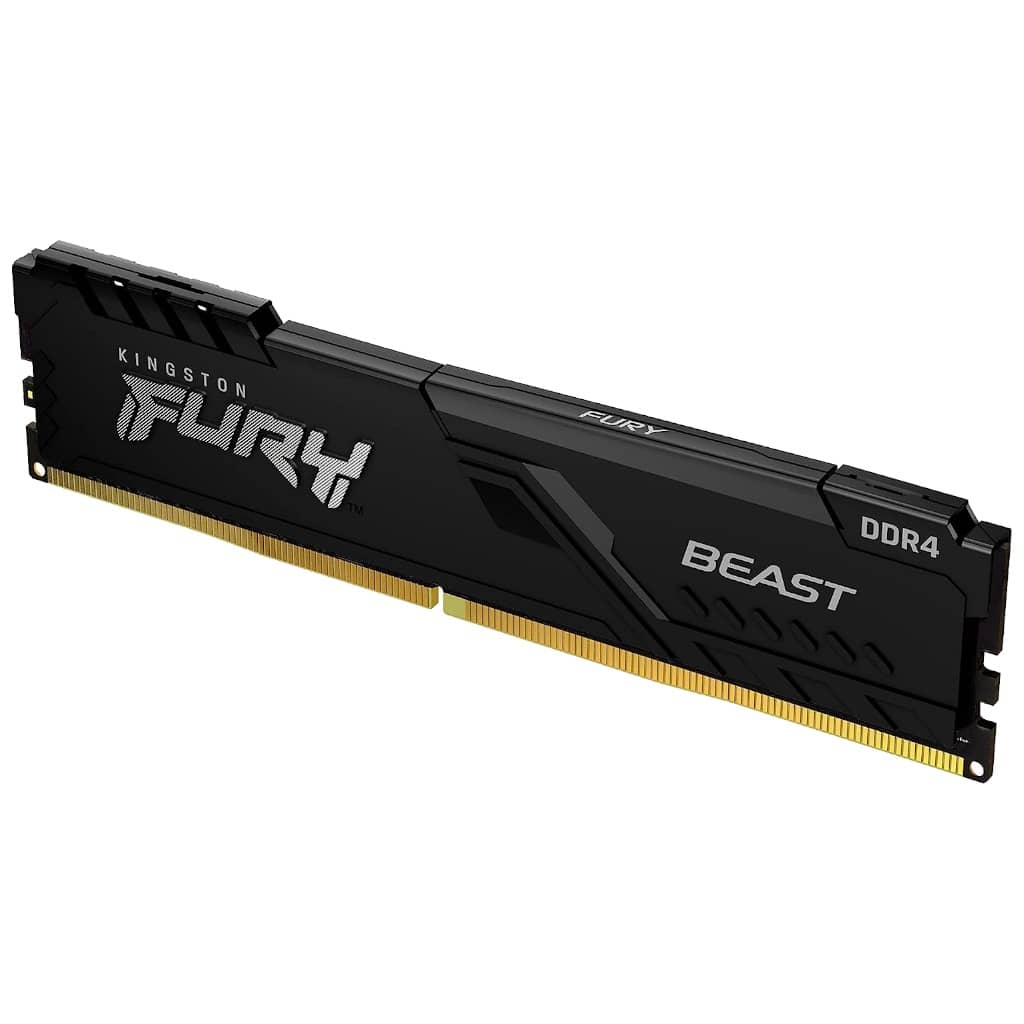 Mémoire DIMM DDR4 3200MHz Kingston, 8Gb Fury Beast Noir _ KF432C16BB/8