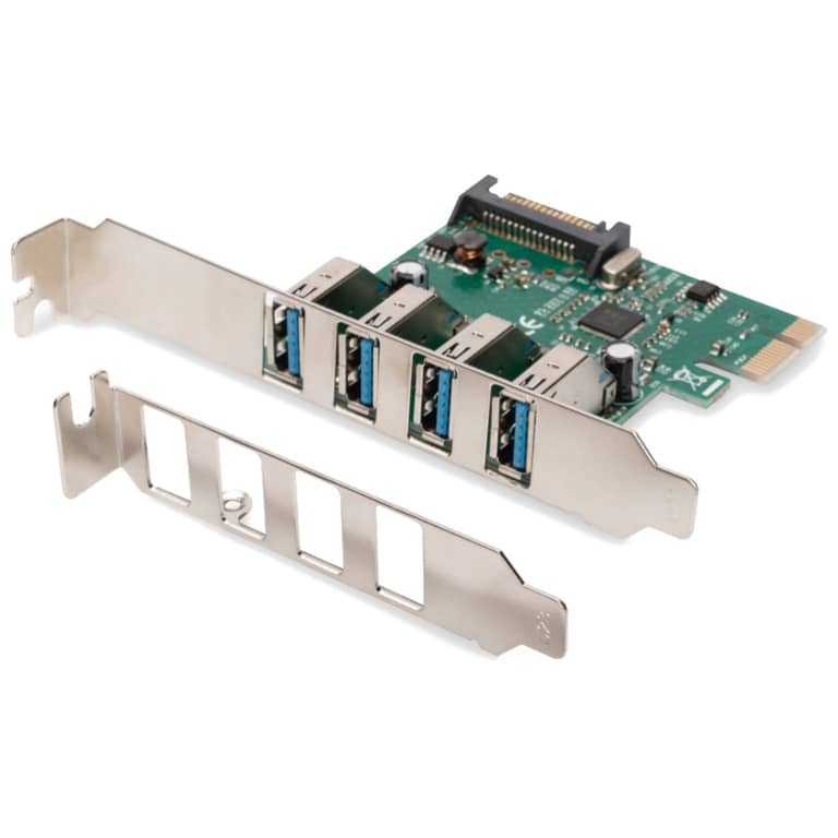 Carte contrôleur PCIe Digitus, 4x USB 3.0 _ DS-30221-1 v2