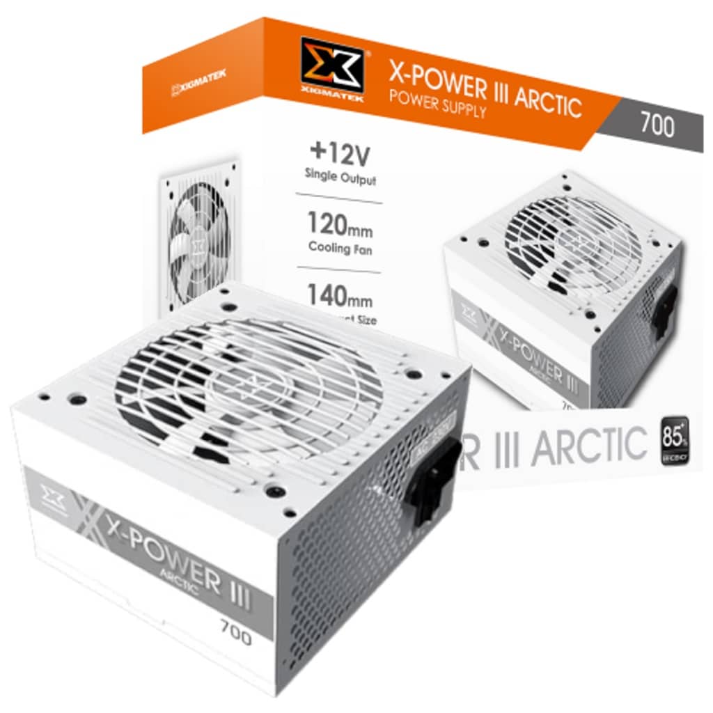 Alimentation ATX Xigmatek X-Power III Arctic, 700W 80PLUS White _ EN48106