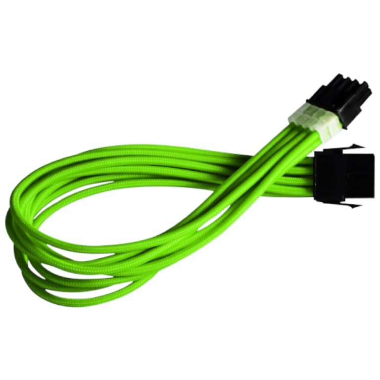 Rallonge PCIe (6+2pins) MF, 0.30 m Vert Xigmatek iCable _ EN47512