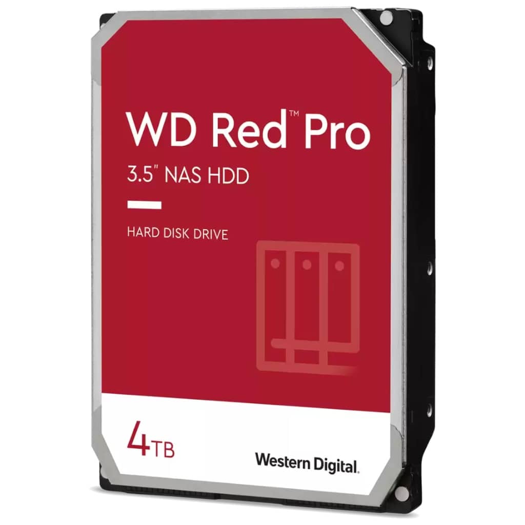 Disque HDD 3.5" SATA Western Digital Red Pro NAS, 4To _ WD4003FFBX
