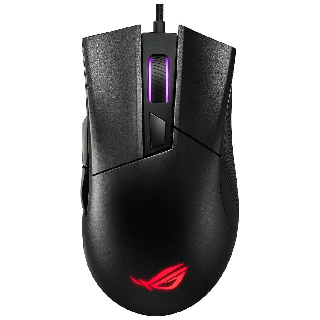 Souris Filaire USB 2.0 Asus P507 ROG Gladius II Core, Noir _ 90MP01D0-B0UA00