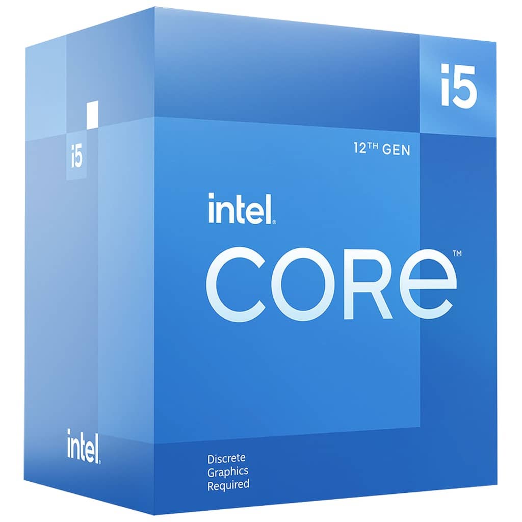 Processeur Intel 1700 Core i5-12400F, 4.4GHz Turbo _ BX8071512400F