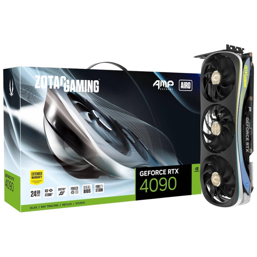 Carte graphique GeForce RTX4090 Zotac RTX 4090 AMP Extreme AIRO _ ZT-D40900B-10P