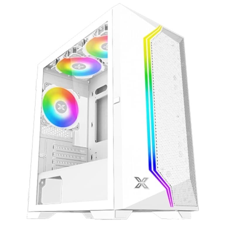 Boitier PC Micro ATX Xigmatek Gemini II Arctic, Blanc 3x X24F _ EN48656