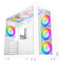 Boitier PC ATX Xigmatek Aquarius Pro Arctic, Blanc avec 7x X24A _ EN49424
