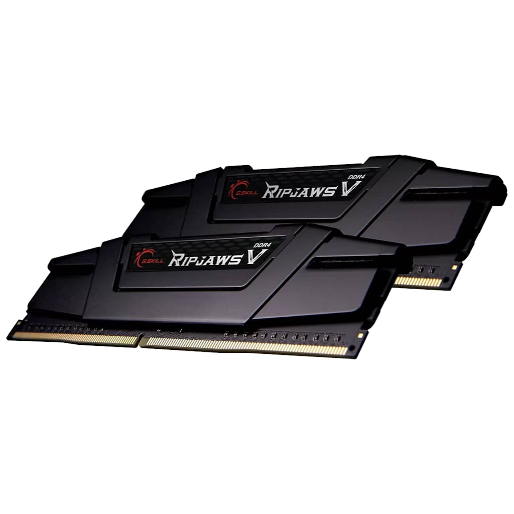 Mémoire DIMM DDR4 3600MHz G.Skill, 16Gb (2x 8Gb) Ripjaws V Noir _ F4-3600C18D-16GVK