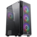 Boitier PC ATX Xigmatek Gaming X, Noir avec 4x X24F _ EN46621
