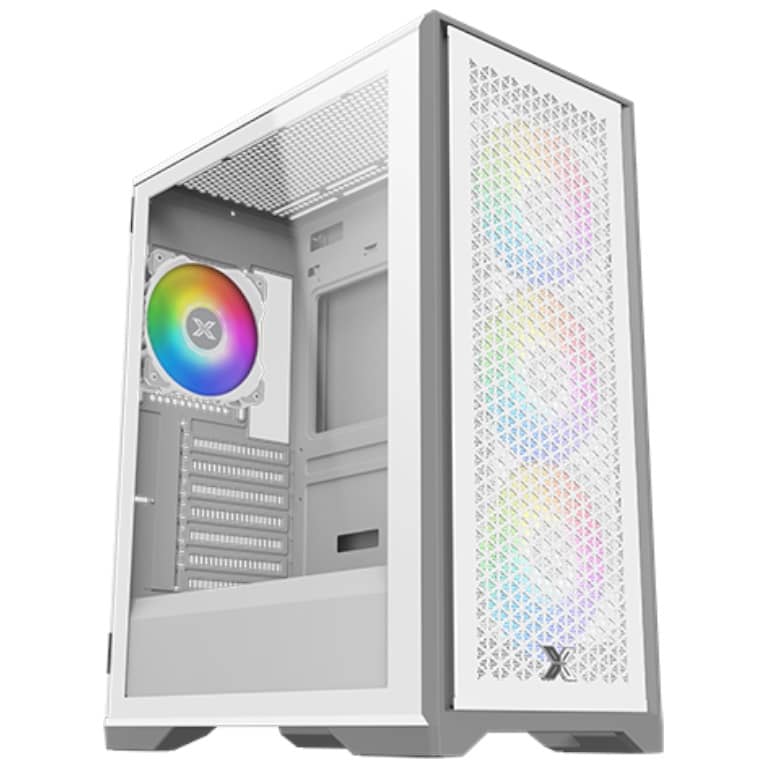 Boitier PC ATX Xigmatek Lux S Arctic, Blanc 4x X24A _ EN48298