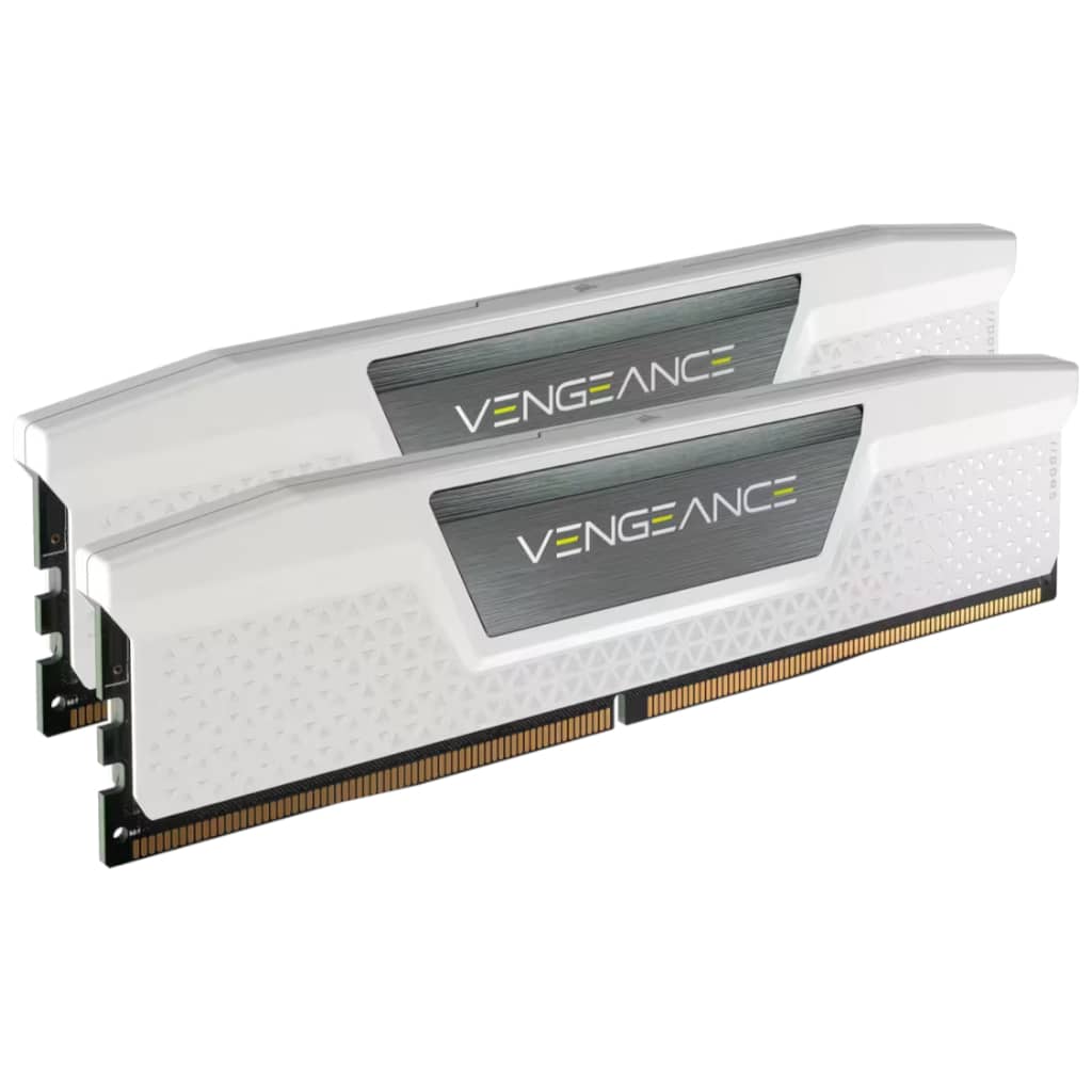 Mémoire DIMM DDR5 5600MHz Corsair, 32Gb (2x 16Gb) Vengeance Blanc (XMP) _ CMK32GX5M2B5600C36W
