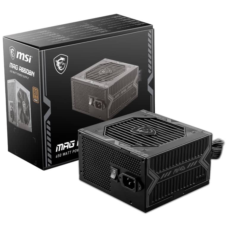 Alimentation ATX MSI MAG A650BN, 650W 80PLUS Bronze _ 306-7ZP2B11-CE0