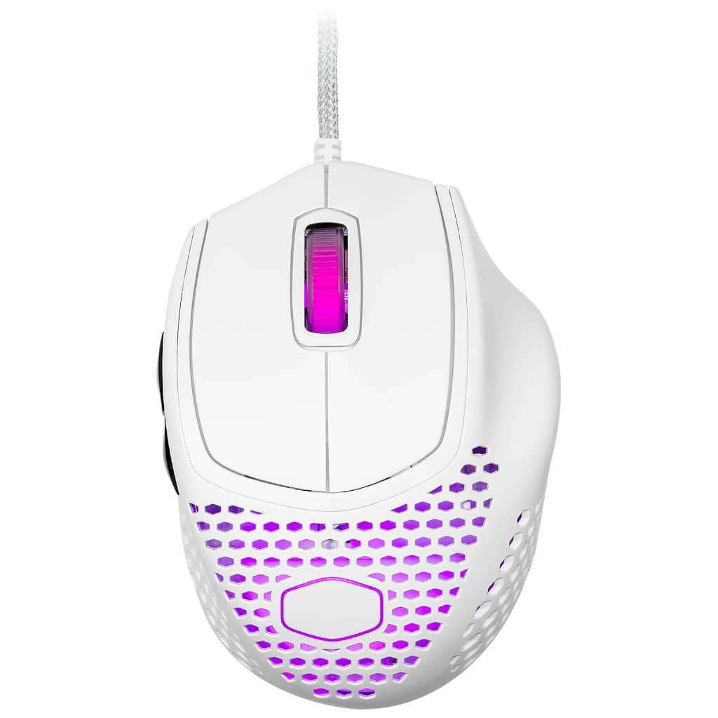 Souris Filaire USB 2.0 Cooler Master MM720, Blanc/LED _ MM-720-WWOL1