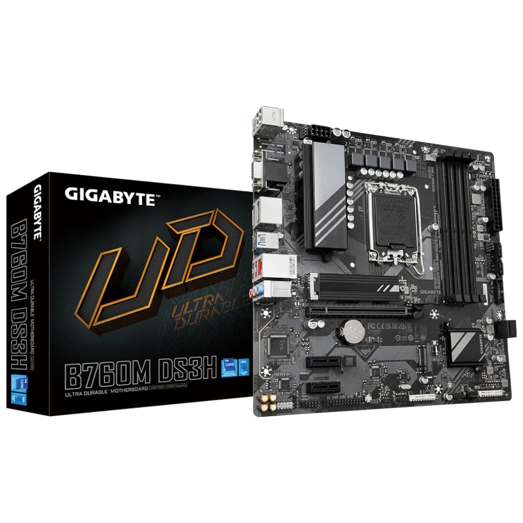 Carte mère Intel 1700 B760 Micro ATX Gigabyte _ B760M DS3H