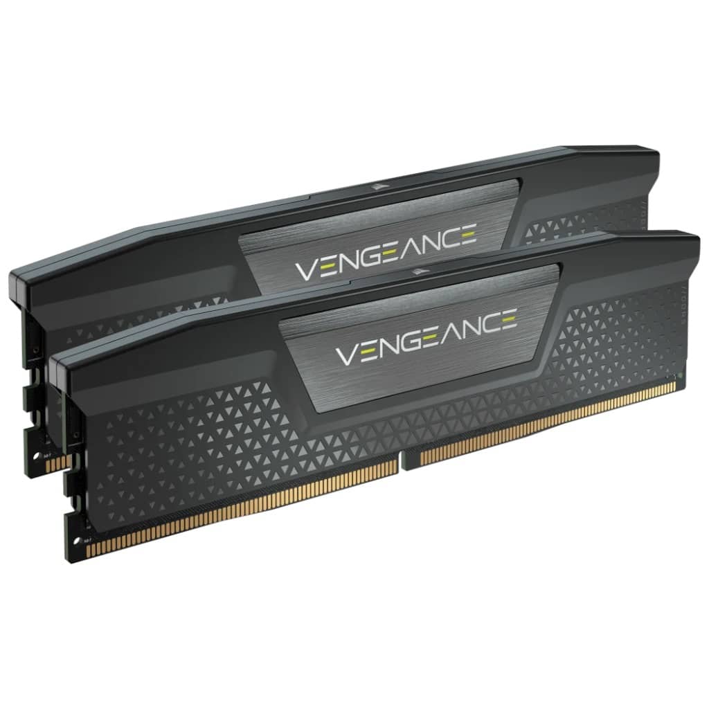 Mémoire DIMM DDR5 5600MHz Corsair, 64Gb (2x 32Gb) Vengeance Noir _ CMK64GX5M2B5600C40