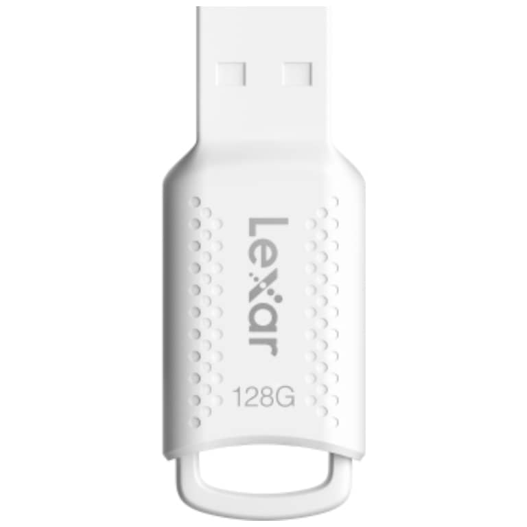 Clé USB 3.0 Lexar JumpDrive V400, 128Go Blanc _ LJDV400128G-BNBNG