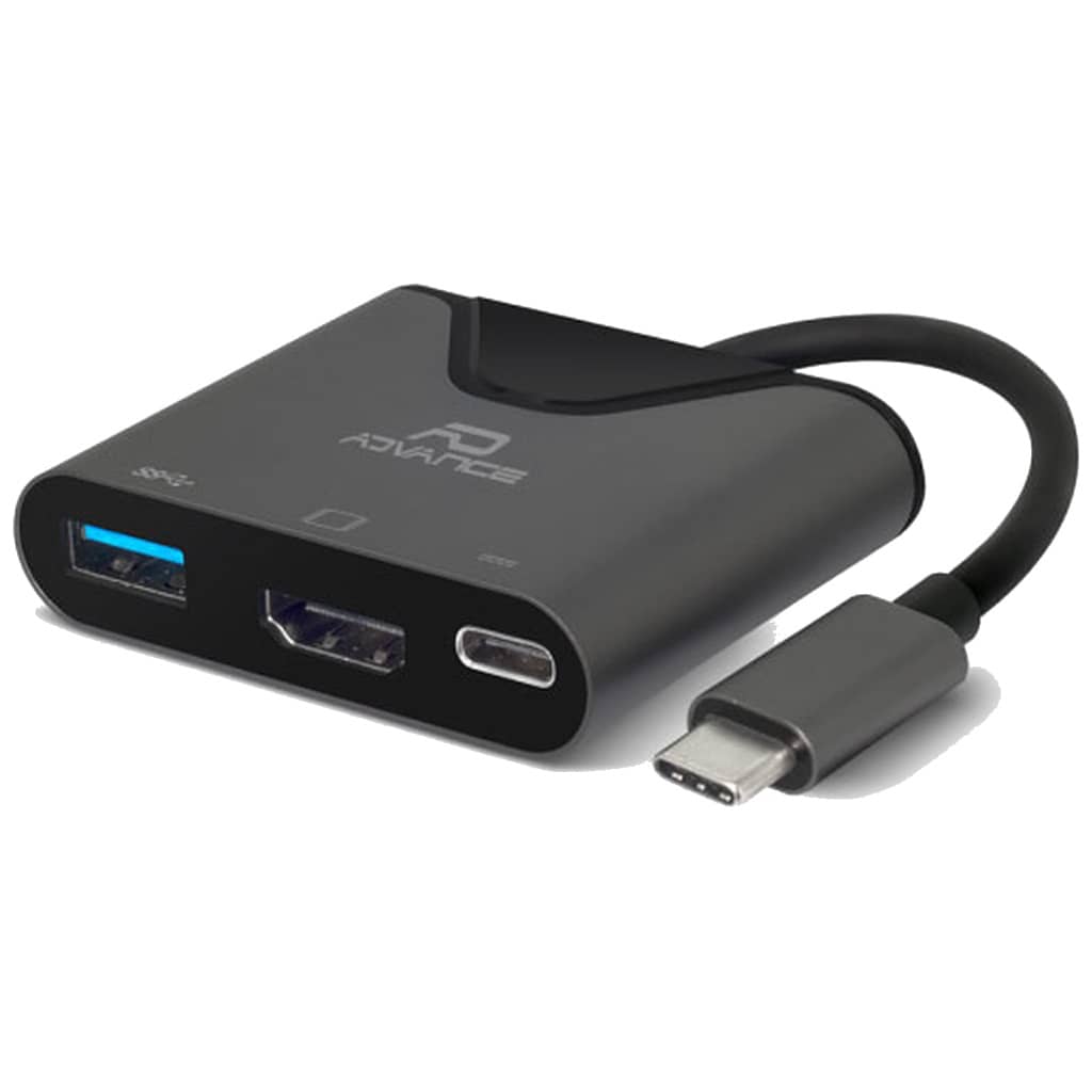 Hub USB 3TypeC Advance,  1x HDMI, 1x USB 3.0, 1x USB 3TypeC (CB-C3IN1)