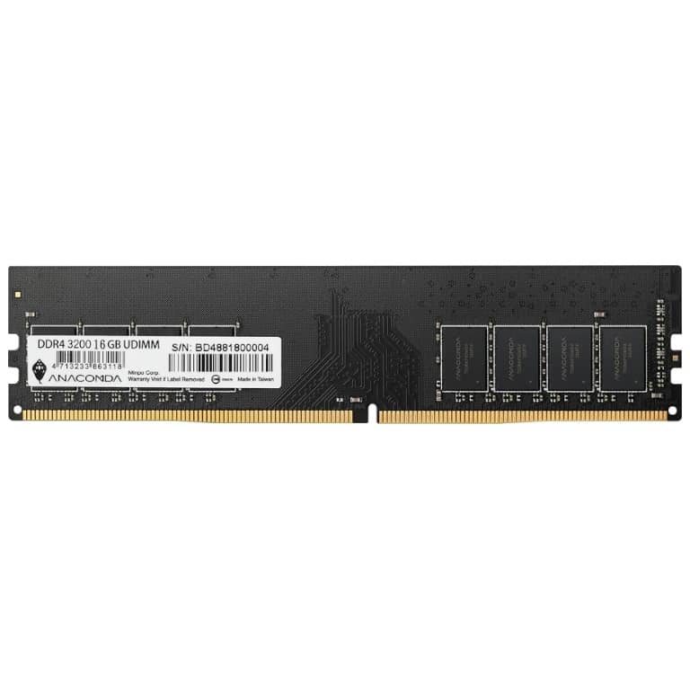Mémoire DIMM DDR4 3200MHz Anacomda D4, 8Gb _ D4 3200 8G