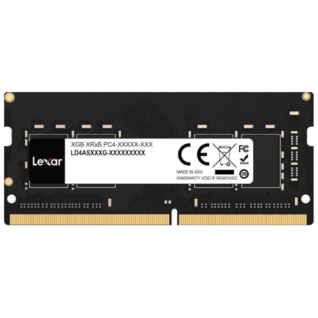 Mémoire SO-DIMM DDR4 3200MHz Lexar, 8Gb _ LD4AS008G-B3200GSST