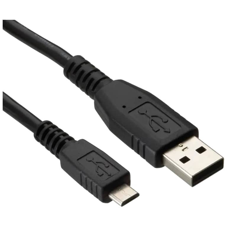 Cable Adaptateur MM USB 2.0 vers 1x Micro USB,  1.8m Noir (MM-US2.MUS-0018BK)