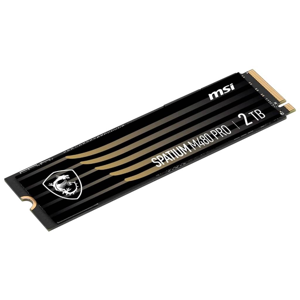 Disque SSD M.2 PCIe4 MSI SPATIUM M480 Pro, 2To _ S78-440Q600-P83