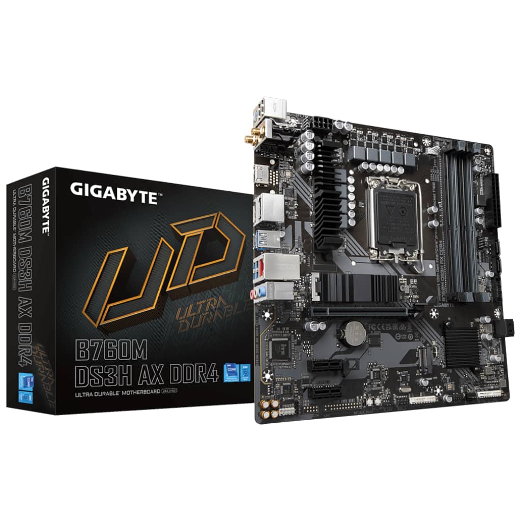 Carte mère Intel 1700 B760M Micro ATX Gigabyte _ B760M DS3H AX DDR4
