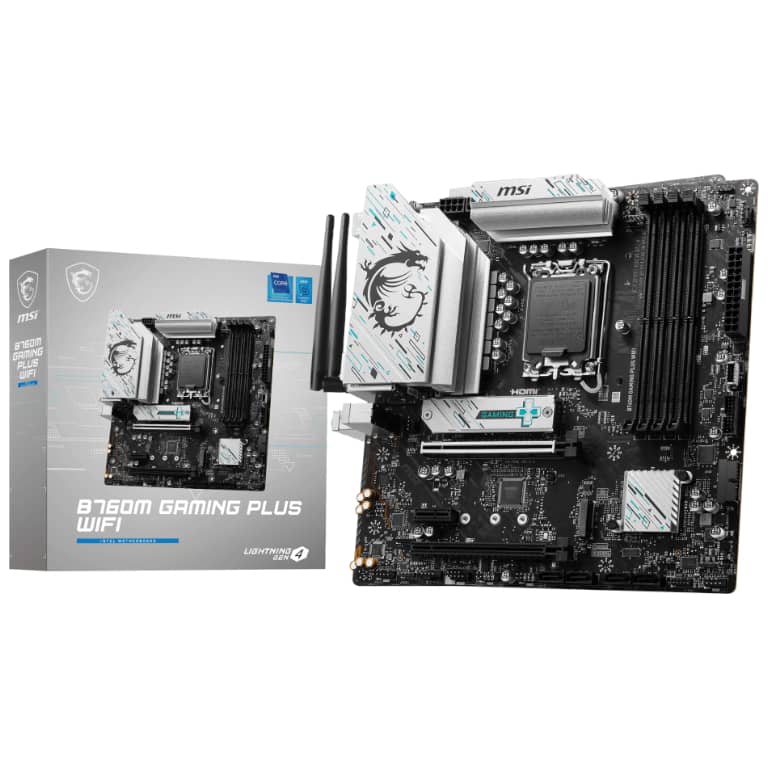 Carte mère Intel 1700 B760 Micro ATX MSI B760M GAMING PLUS WIFI _ 911-7D99-017