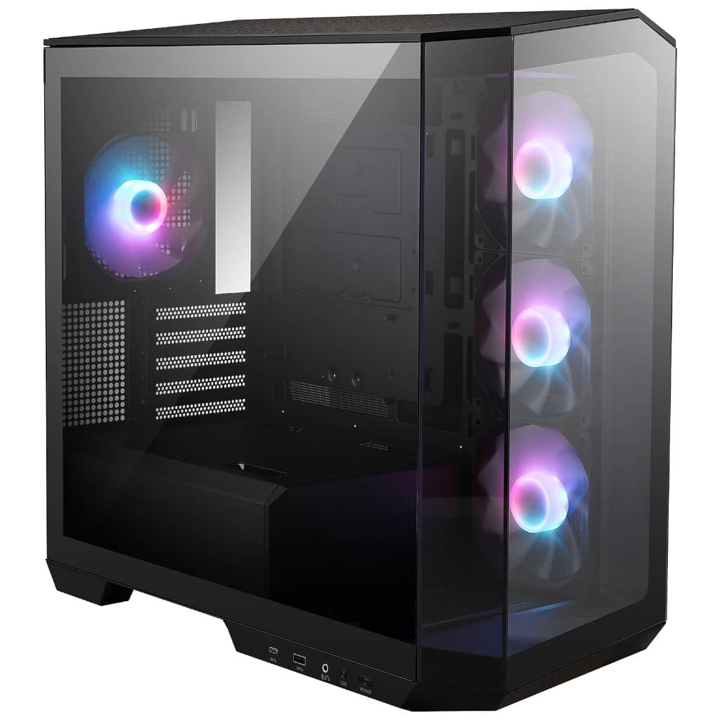 Boitier PC Micro ATX MSI MAG PANO M100R PZ, Noir _ 306-7G24R21-809