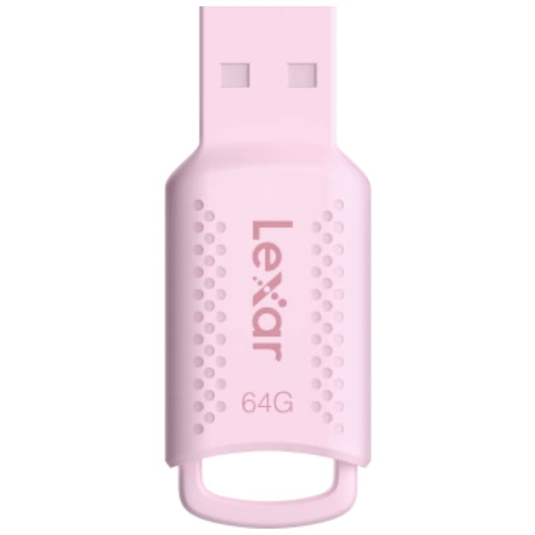 Clé USB 3.0 Lexar JumpDrive V400, 64Go Rose _ LJDV400064G-BNBNG