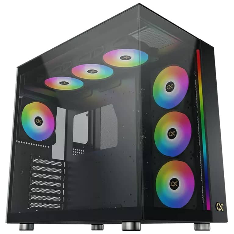 Boitier PC  E-ATX Xigmatek Aqua Ultra Air, Noir avec 7x Z20A _ EN41907