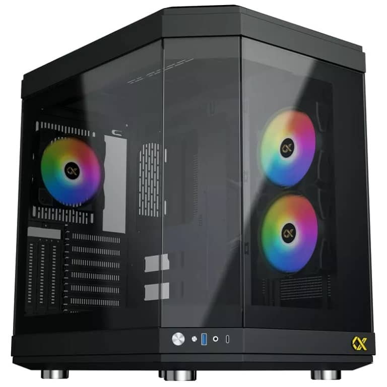Boitier PC E-ATX Xigmatek Cubi, Noir avec 6x Z20A _ EN41938