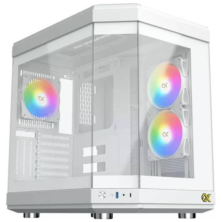 Boitier PC E-ATX Xigmatek Cubi Arctic, Blanc avec 6x Z20A _ EN41983