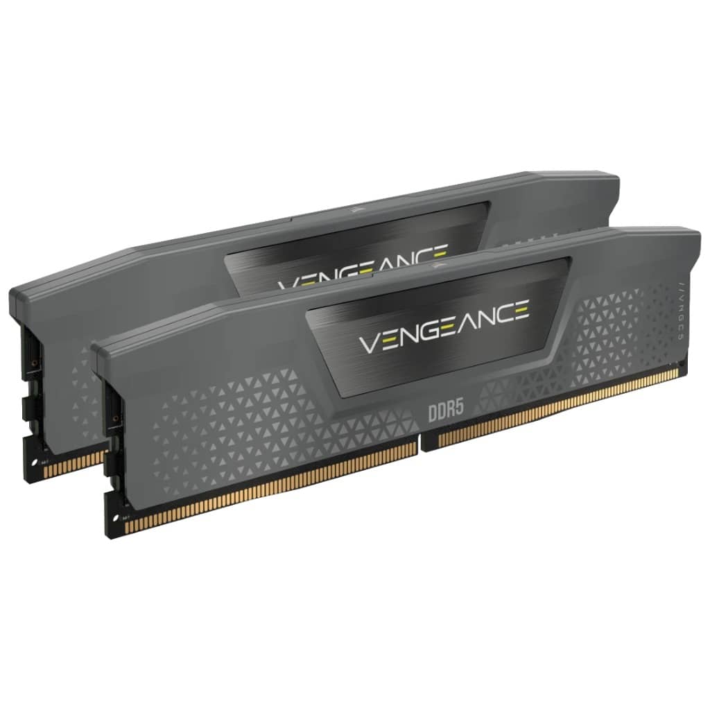 Mémoire DIMM DDR5 5600MHz Corsair, 32Gb (2x 16Gb) Vengeance Gris _ CMK32GX5M2B5600Z36 (copie)