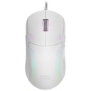 Souris Filaire USB 2.0 Mars Gaming MMPRO, Blanc/LED _ MMPROW