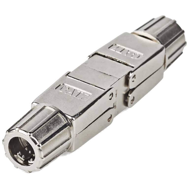 Coupleur RJ45 FF, 0.00 m Argent _ Nedis CCGP89020ME