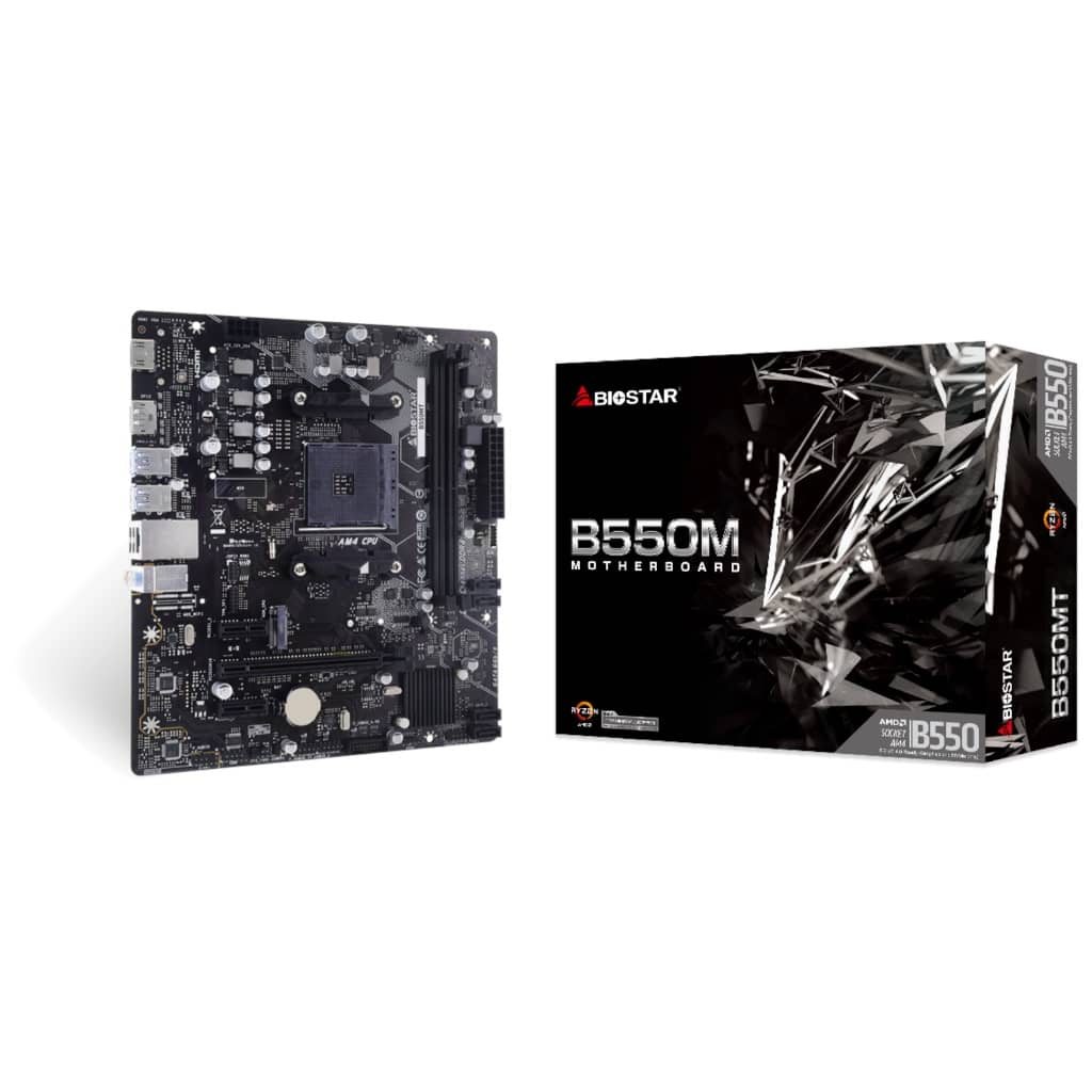 Carte mère AMD AM4 B550 Micro ATX Biostar _ B550MT v6.0